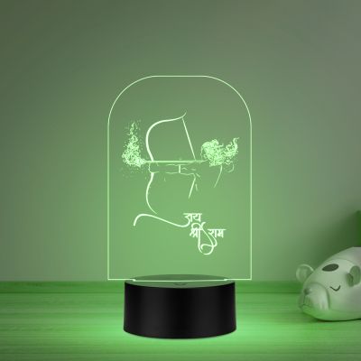 Jai Shree Ram Design Night Lamp